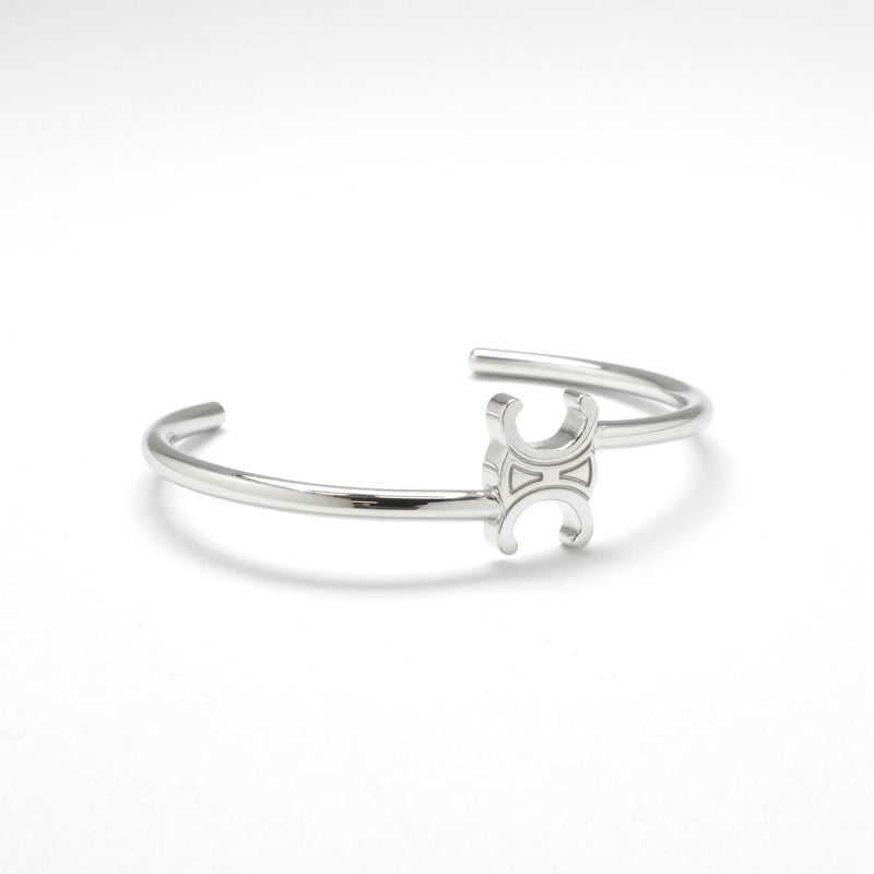 セリーヌ トリオンフ アシンメトリック カフ ブレスレット シルバー セリーヌ CELINE ブレスレット バングル カフ シルバー トリオンフ