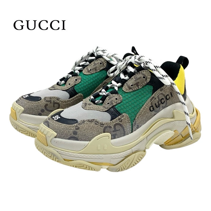 未使用 グッチ GUCCI バレンシアガ トリプルS ザ ハッカー プロジェクト スニーカー 靴 シューズ GGロゴ マルチカラー