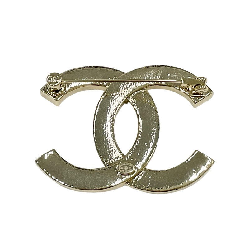 Chanel CHANEL Brooch Corsage Gold Coco Mark Pearl