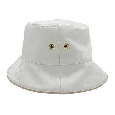 Louis Vuitton Dailygram Monogram Hat Cotton White Bucket Hat Reversible