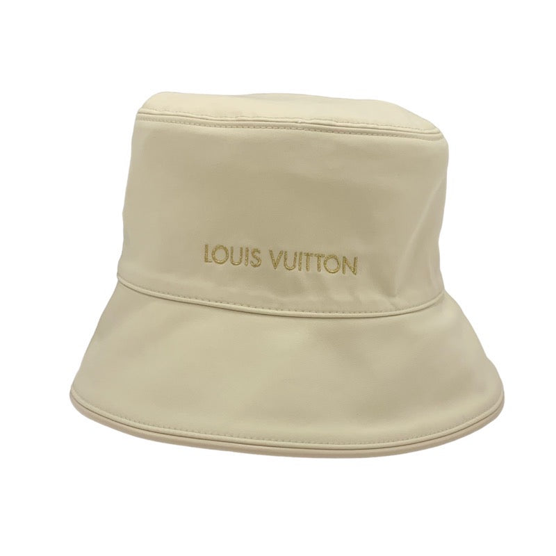 Louis Vuitton Dailygram Monogram Hat Cotton White Bucket Hat Reversible