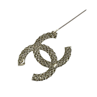 Chanel CHANEL Brooch Corsage Gold Coco Mark Logo Rhinestone