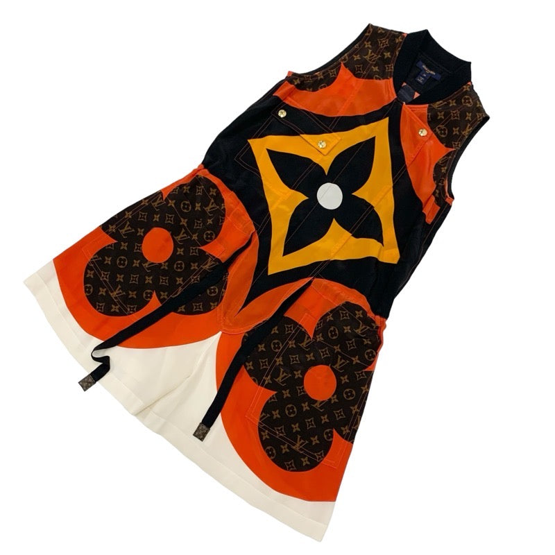 ルイヴィトン LOUIS VUITTON モノグラム シルク マルチカラー オールインワン