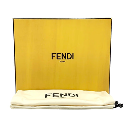 フェンディ FENDI コリブリ パンプス 靴 シューズ サテン レース ブルー 未使用 ロゴ