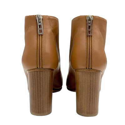 Hermes HERMES Boots, Short Boots, Shoes, Leather, Brown, Back Zip