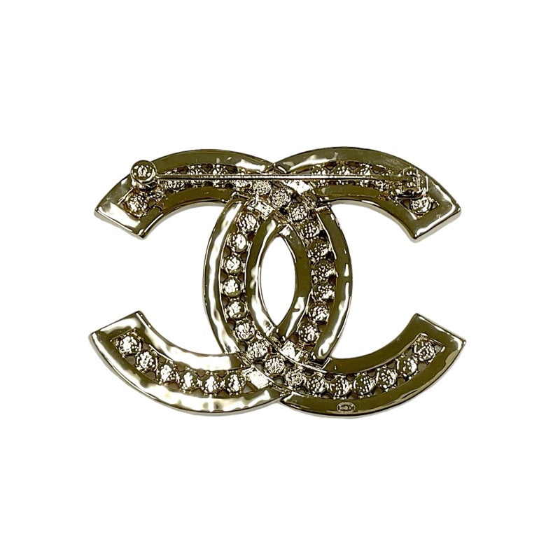 Chanel CHANEL Brooch Corsage Gold Coco Mark Rhinestone