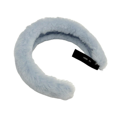 MIUMIU Hair Accessories Light Blue Logo Headband Headband