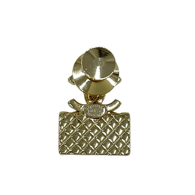 シャネル CHANEL ブローチ コサージュ ゴールド ピンブローチ