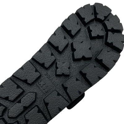 PRADA Sandals, Shoes, Leather, Black, Unused, Sliding Sandals, Triangle Logo