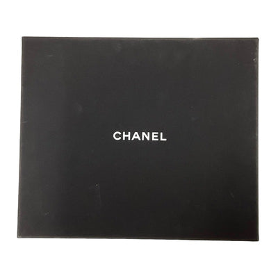 Chanel CHANEL scarf, white, black, coco mark, pocket scarf