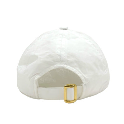 CELINE cap hat cotton white navy logo triomphe baseball cap