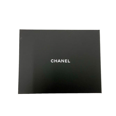 Chanel CHANEL card case card holder pass case black gold coco mark matelasse pearl chain