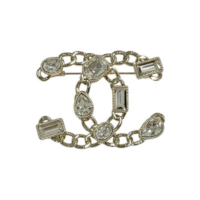 Chanel CHANEL Brooch Corsage Gold Coco Mark Bijoux