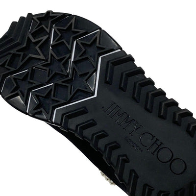 ジミーチュウ JIMMY CHOO スニーカー 靴 シューズ ファブリック ブラック 黒 ソックススニーカー パール クリスタル ニット