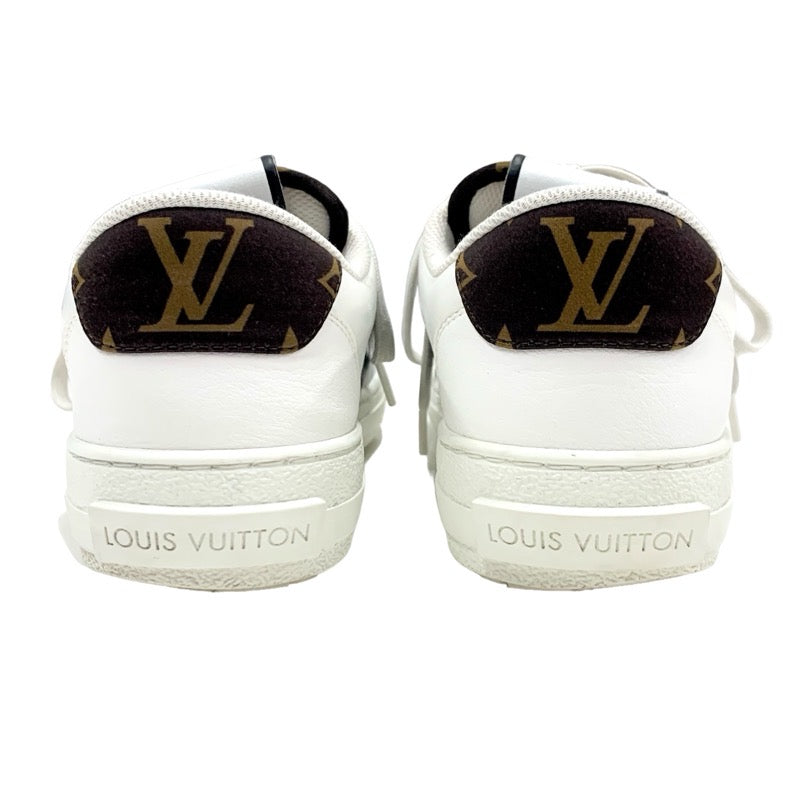 ルイヴィトン LOUIS VUITTON チャーリーライン モノグラム スニーカー 靴 シューズ レザー ホワイト グレー ブラック ロゴ