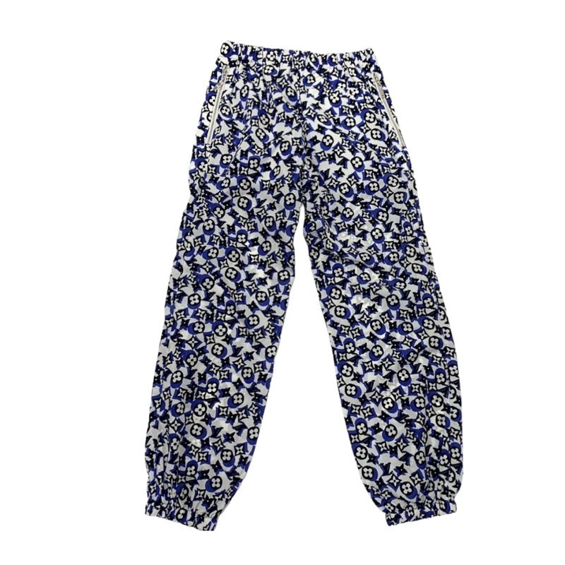 Louis Vuitton Monogram Bottoms Blue Multicolor Pants Track Pants