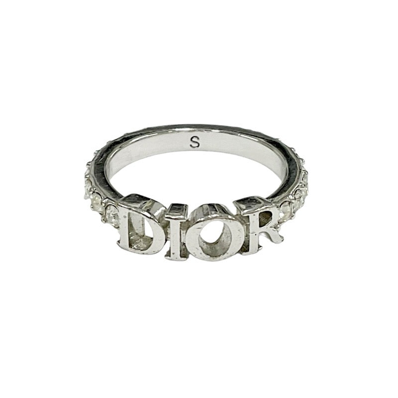 Christian Dior CHRISTIAN DIOR Dio(r)evolution ring silver rhinestone logo