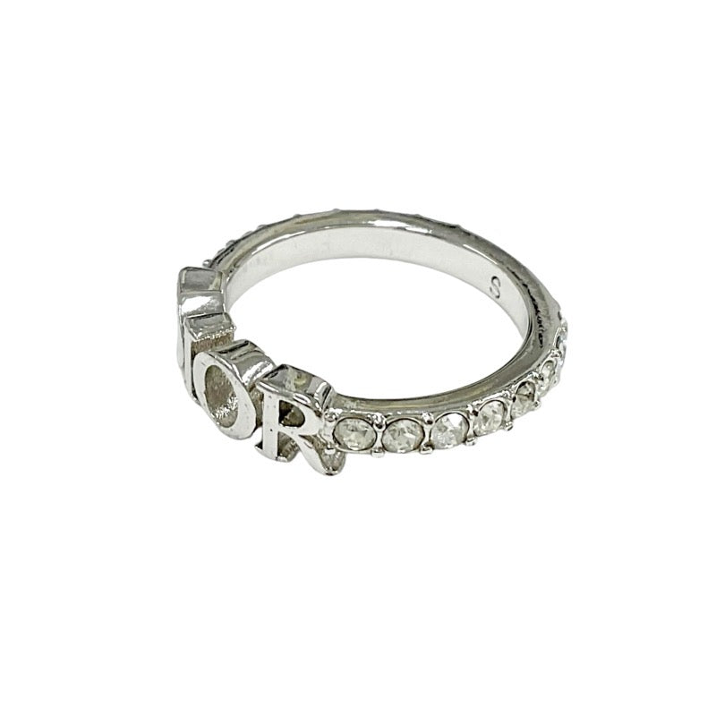 Christian Dior CHRISTIAN DIOR Dio(r)evolution ring silver rhinestone logo