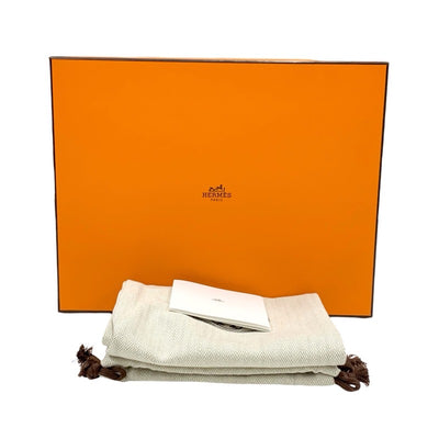 エルメス HERMES オラン BRIDES de GALA サンダル 靴 シューズ スエード キャンバス ブラウン マルチカラー フラットサンダル スタッズ