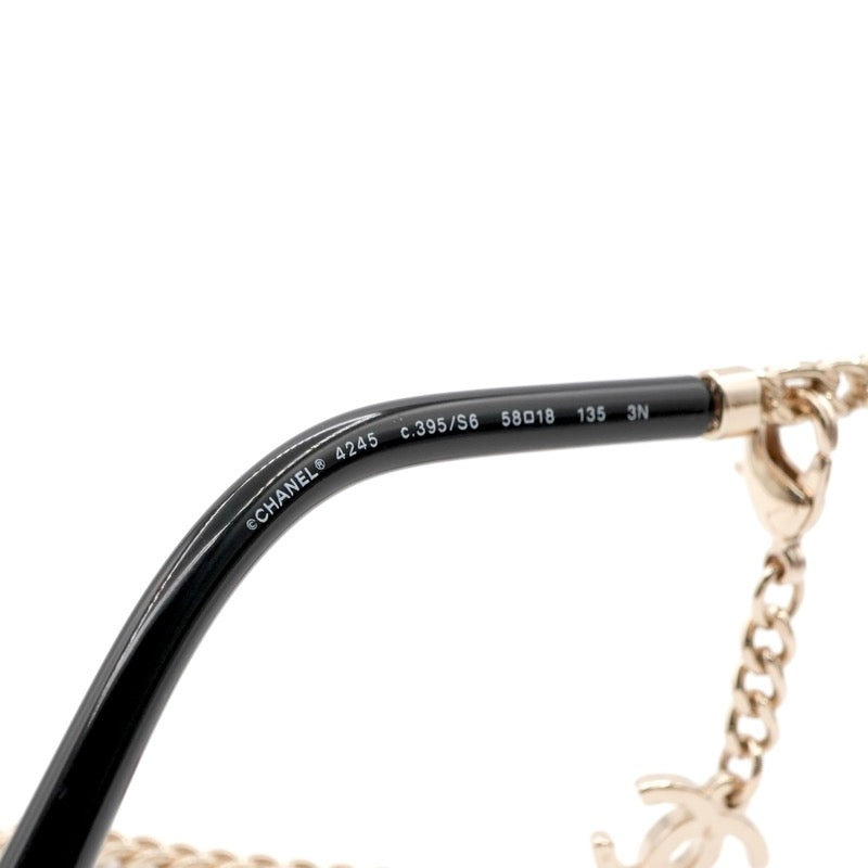 シャネル CHANEL サングラス ブラック ゴールド 黒 サングラス ココマーク アイウェア