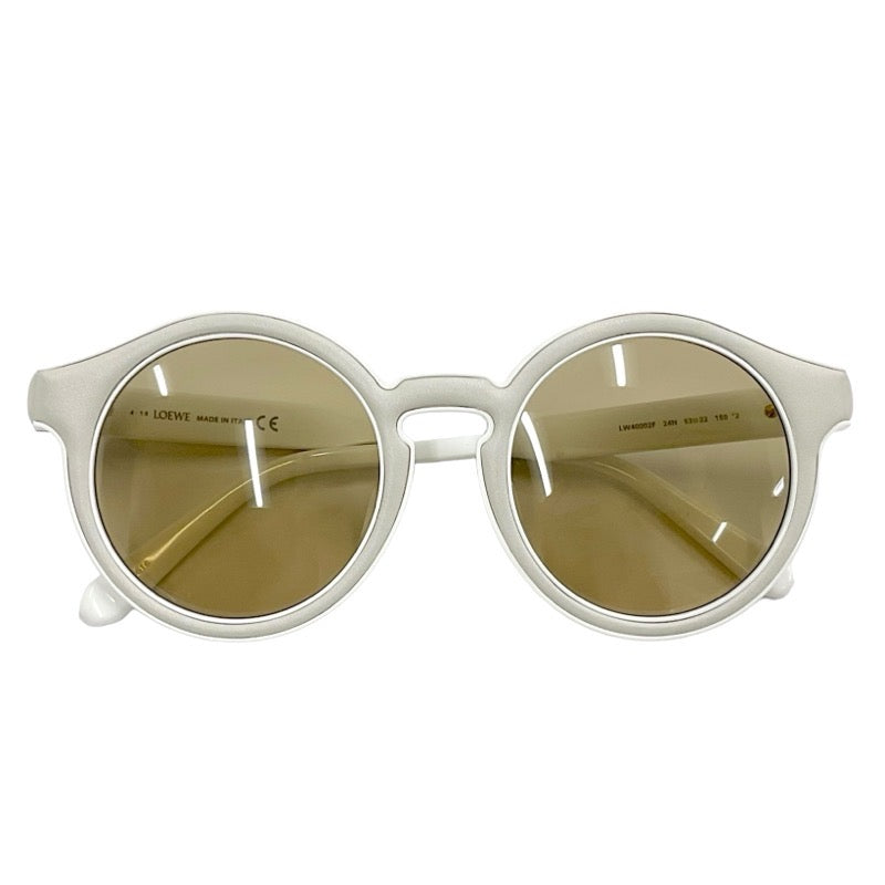 LOEWE Sunglasses Ivory White Sunglasses Eyewear Logo