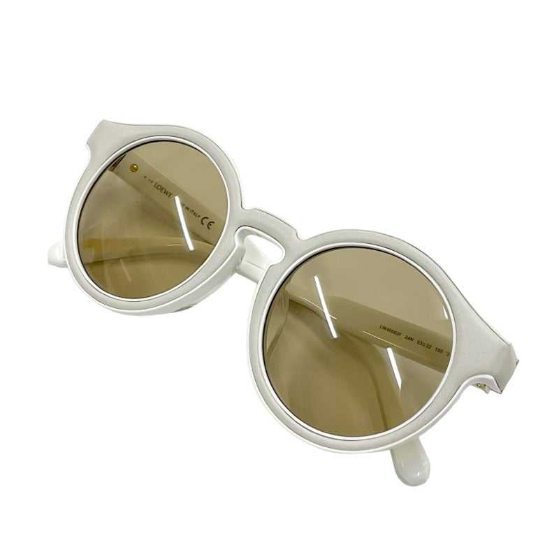 LOEWE Sunglasses Ivory White Sunglasses Eyewear Logo