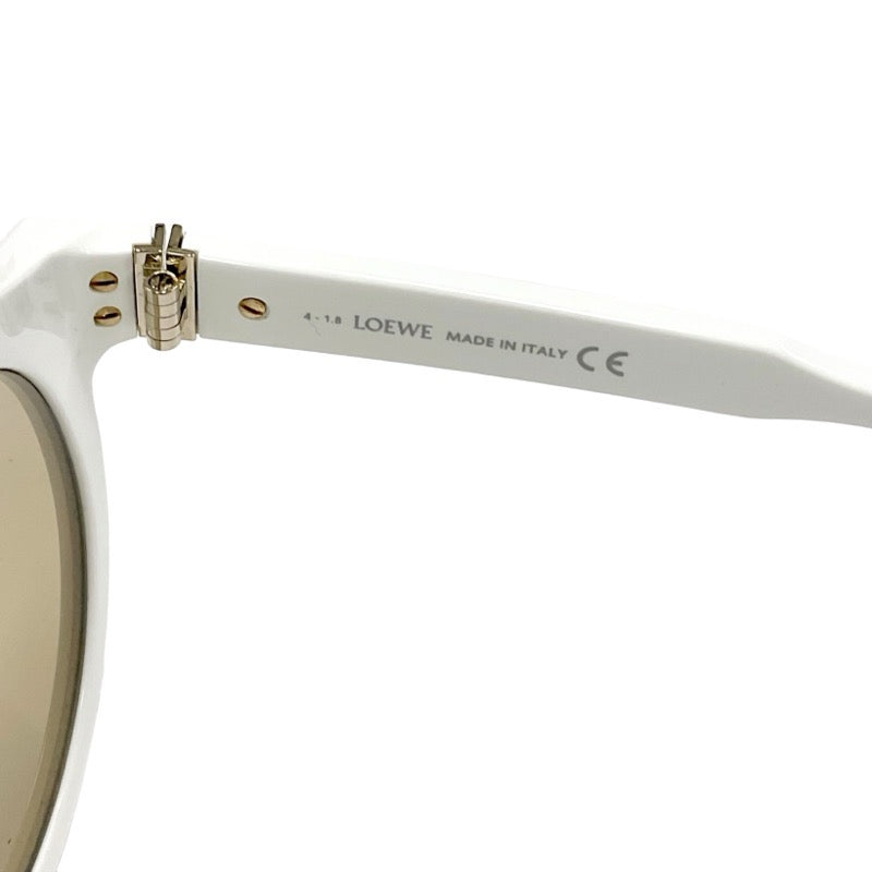 LOEWE Sunglasses Ivory White Sunglasses Eyewear Logo