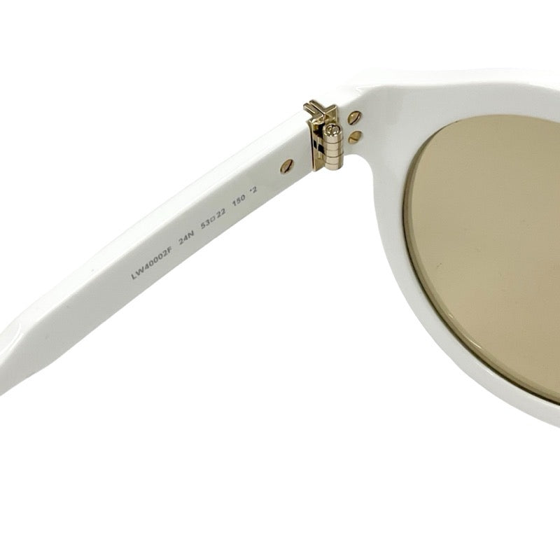 LOEWE Sunglasses Ivory White Sunglasses Eyewear Logo