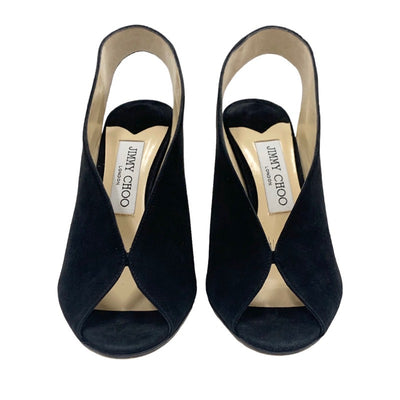 ジミーチュウ JIMMY CHOO サンダル 靴 シューズ スエード ブラック 黒