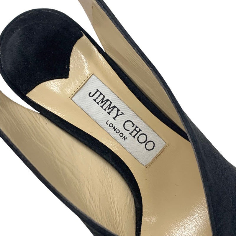 ジミーチュウ JIMMY CHOO サンダル 靴 シューズ スエード ブラック 黒