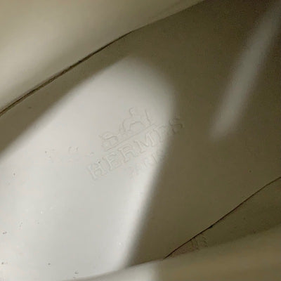 エルメス HERMES ファンク ブーツ ショートブーツ 靴 シューズ レザー ベージュ系 ケリー金具 レースアップ