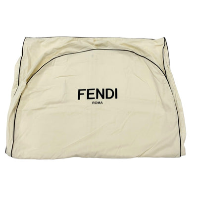 フェンディ FENDI ワンピース コットン ブルー ゴールド デニム ベルト 五分袖