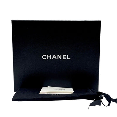 シャネル CHANEL サンダル 靴 シューズ レザー ホワイト 白 ココマーク リボン