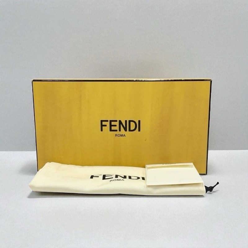 フェンディ FENDI スニーカー 靴 シューズ ファブリック ブラック ブラウン ホワイト 黒 ズッカ ロゴ