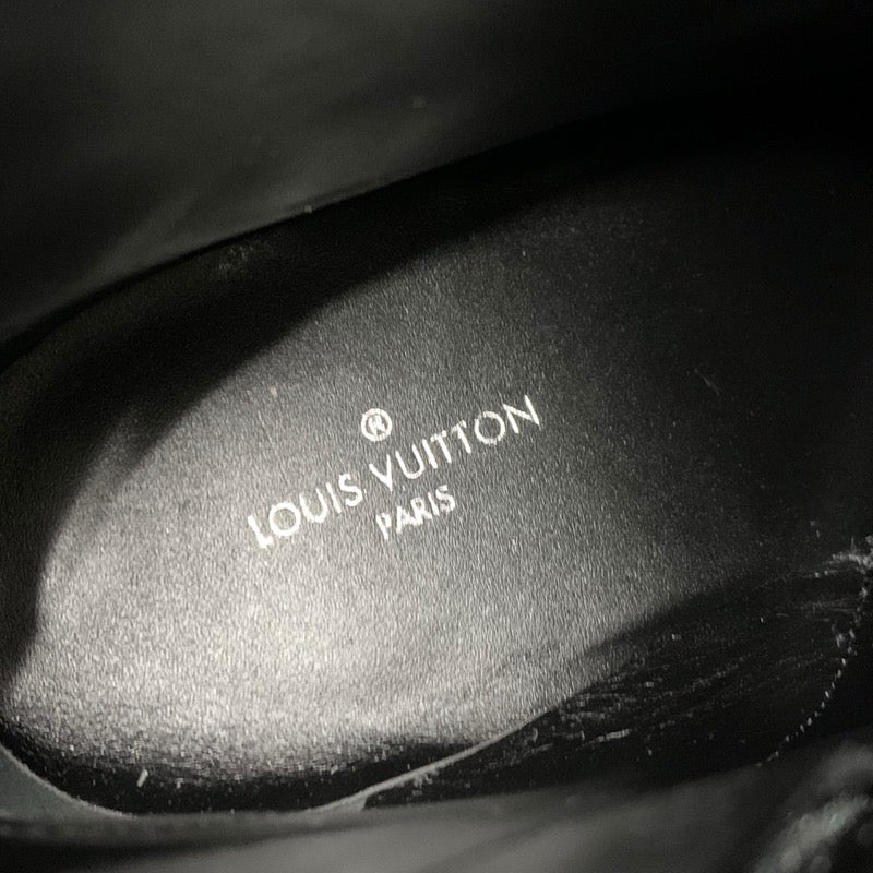 ルイヴィトン LOUIS VUITTON リミットレスライン モノグラム ブーツ ショートブーツ 靴 シューズ レザー ブラック ブラウン 黒 アンクルブーツ