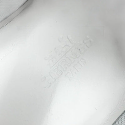 エルメス HERMES バウンシング スニーカー 靴 シューズ メッシュ スエード グレー ホワイト ピンク