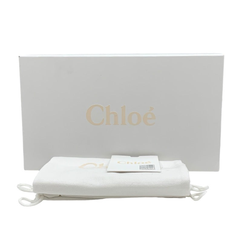 クロエ Chloe Woody サンダル 靴 シューズ ファブリック アイボリー ブラウン フラットサンダル ミュール ロゴ
