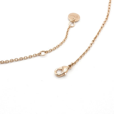 クリスチャンディオール CHRISTIAN DIOR CLAIR D LUNE ネックレス ペンダント チョーカー ゴールド ロゴ ラインストーン