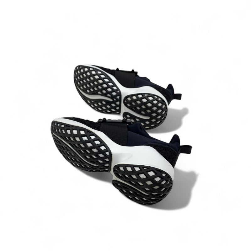 ロジェヴィヴィエ Roger Vivier ヴィヴラン スニーカー 靴 シューズ ファブリック ブラック ホワイト 黒 ストラスバックル ビジュー