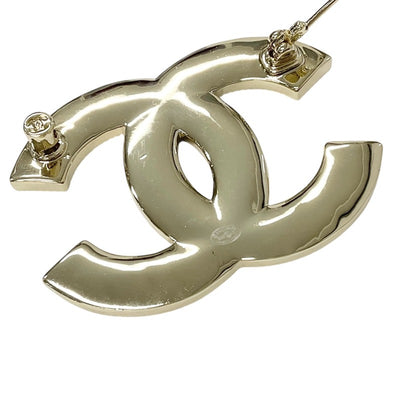 Chanel CHANEL Brooch Corsage Black Gold Coco Mark