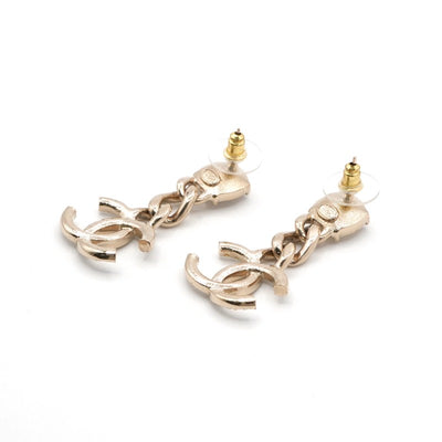 シャネル CHANEL ピアス イヤリング ゴールド ココマーク ラインストーン ビジュー