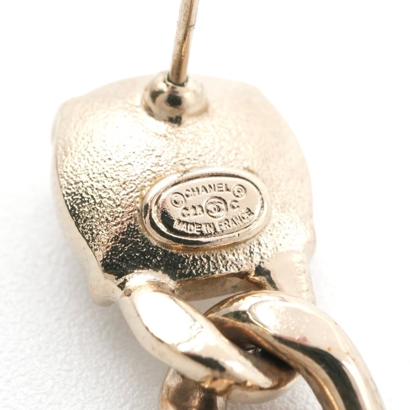 シャネル CHANEL ピアス イヤリング ゴールド ココマーク ラインストーン ビジュー