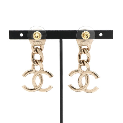 シャネル CHANEL ピアス イヤリング ゴールド ココマーク ラインストーン ビジュー