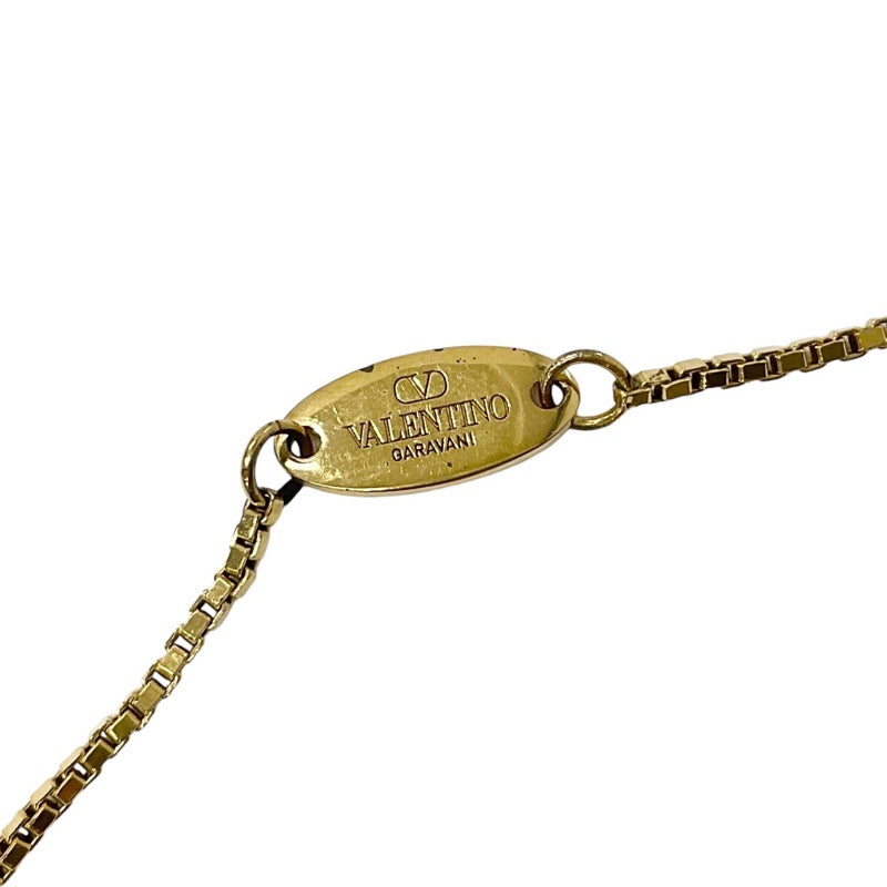 Valentino VALENTINO necklace pendant choker gold V logo