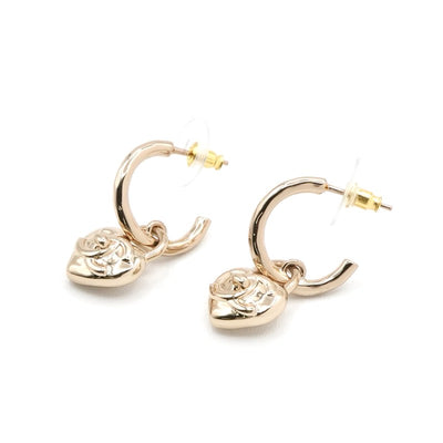 シャネル CHANEL ピアス イヤリング ゴールド フープピアス ココマーク ハート