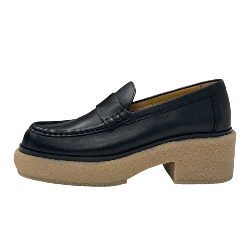 Hermes Dublin loafers leather shoes shoes leather black flat shoes