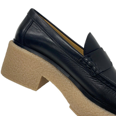 Hermes Dublin loafers leather shoes shoes leather black flat shoes