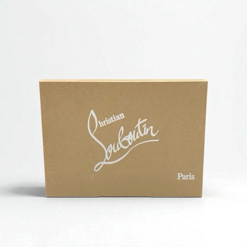 クリスチャンルブタン Christian Louboutin パンプス 靴 シューズ パテント オープントゥ ブラック 黒 未使用 リボン