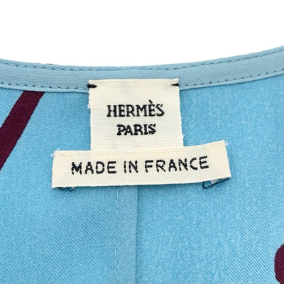 エルメス HERMES トップス シルク マルチカラー 未使用 ブラウス