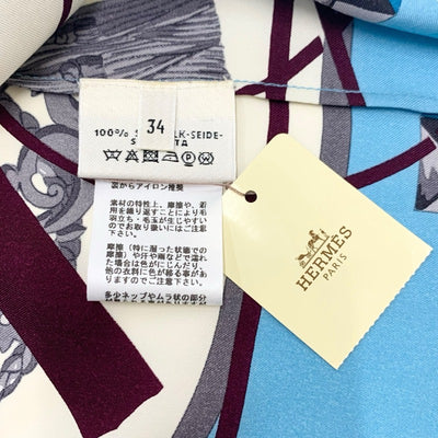 エルメス HERMES トップス シルク マルチカラー 未使用 ブラウス